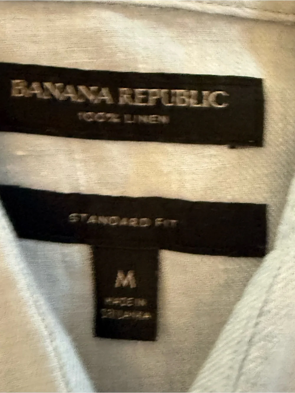 Banana Republic Light Blue Linen Shirt-Style Jacket